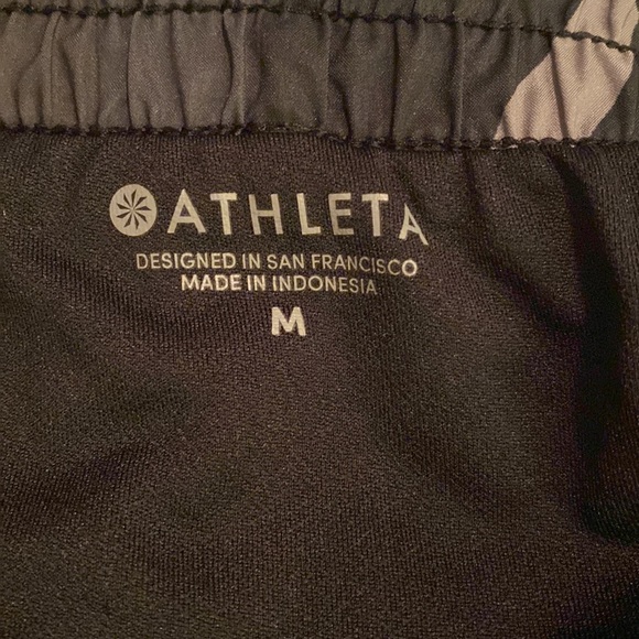 Athleta Camo Racer Run Shorts 4.5” Inseam - Picture 3 of 10